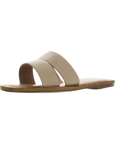 MIA Flip-flop Slip On Slide Sandals - Natural