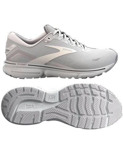 Brooks Ghost 15 Running Shoes - D/wide Width - Gray