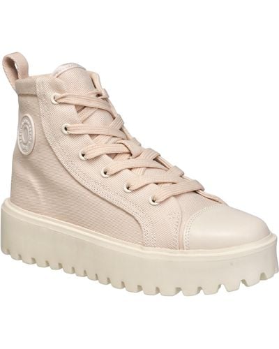 French Connection Angel Platform Sneaker - Natural