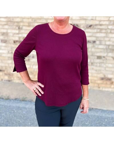 FDJ Scalloped Hem Sweater