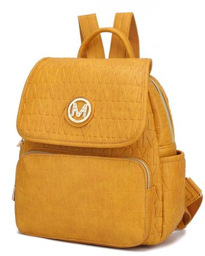 MKF Collection by Mia K Samantha Fashion Travel Backpack - Orange