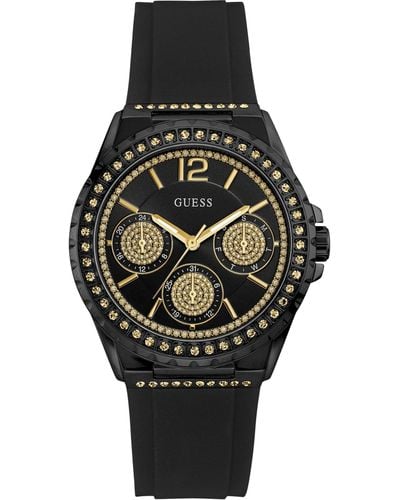 Black Guess Factory Watches for Women | Lyst