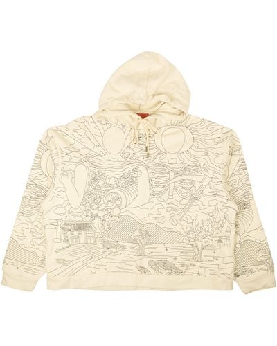 Who Decides War Cream Duaity Hooded Pullover - Natural