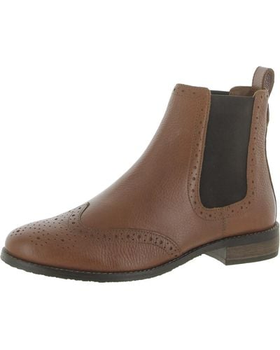 FatFace Bea Ankle Chelsea Leather Chelsea Ankle Boots - Brown