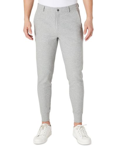 Kenneth Cole Knit Stretch jogger Pants - Gray