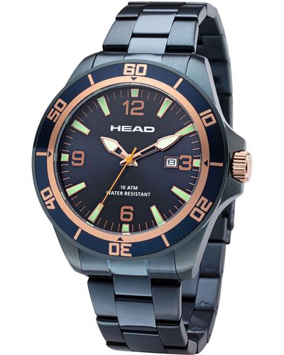 Head Rome 43.5mm Quartz Watch - Blue