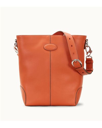 Tod's Bag In Leather Small - Orange