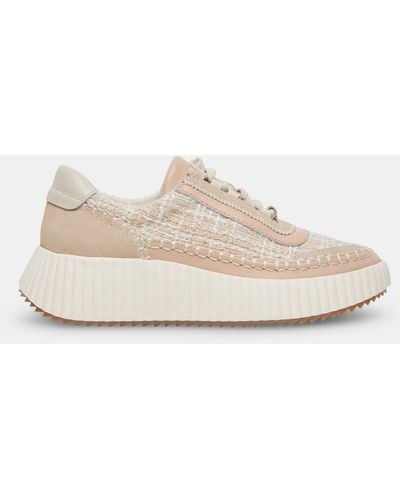 Dolce Vita Dolen Sneakers Ivory Woven - Natural