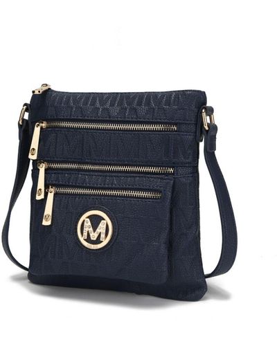 MKF Collection by Mia K Jessy M Signature Crossbody Bag - Blue