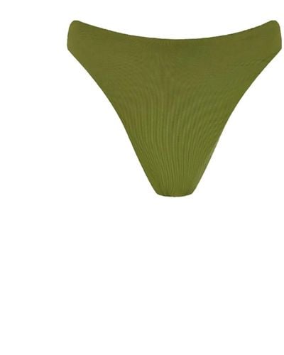 AEXAE Mid Rise Bikini Bottom - Green