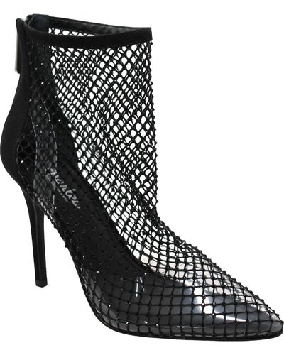 Charles David Pursue Mesh Stilettos Dress Heels - Black