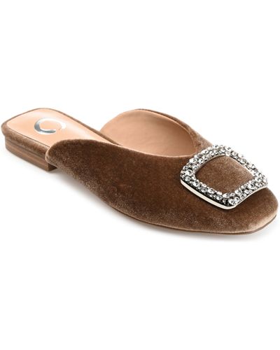 Journee Collection Collection Sonnia Flat - Brown