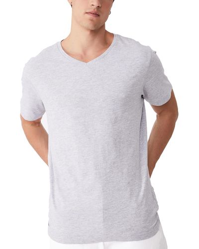Cotton On Short Sleeve V-neck T-shirt - Gray