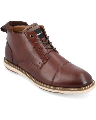 Vance Co. Redford Lace-up Hybrid Chukka Boot - Brown