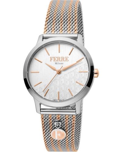 Ferré Fashion 32mm Quartz Watch - Gray