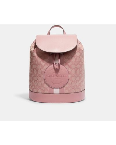 COACH Dempsey Drawstring Backpack - Pink