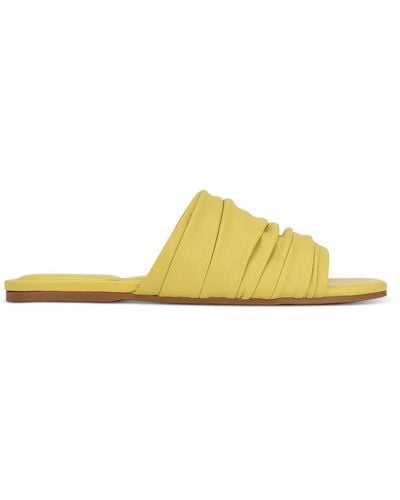 Marc Fisher Oswin 2 Slip On Dressy Slide Sandals - Yellow