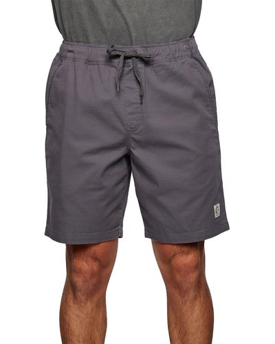O'neill Sportswear Porter Standard Fit Pull On Casual Shorts - Gray