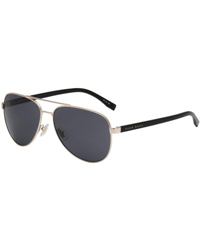 BOSS 0761/s Ir 0rhl Aviator Sunglasses - Black
