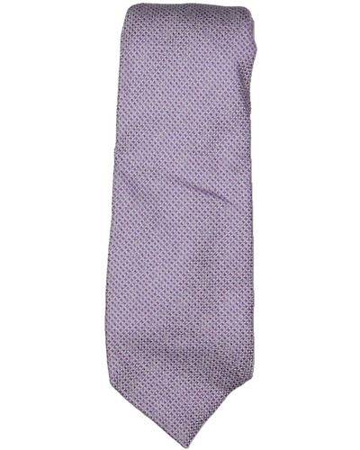 Ledbury The Ellory Silk Business Neck Tie - Purple