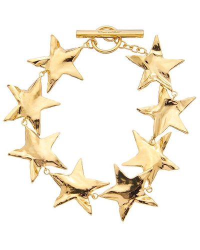 Oscar de la Renta Fall 2023 14k Nico Star Bracelet - Metallic