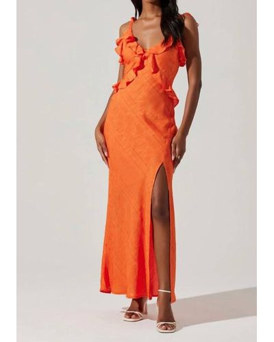 Astr Sorbae Maxi Dress - Orange