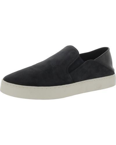 Vince Faux Suede Walking Casual And Fashion Sneakers - Black