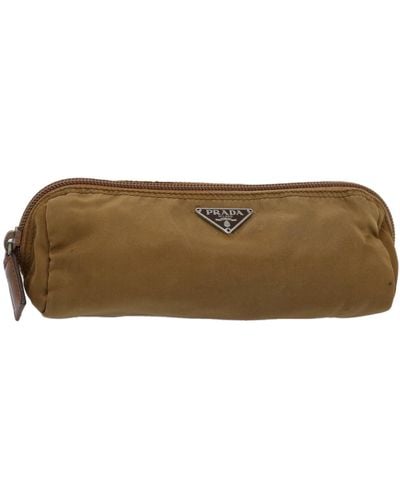Prada Synthetic Clutch Bag (pre-owned) - Natural