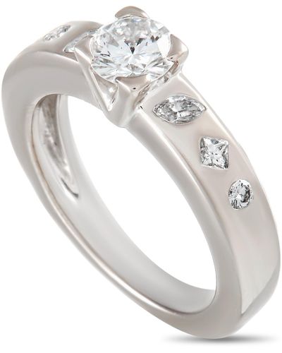 Chanel 18k White Gold 0.78 Ct Diamond Ring
