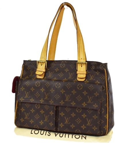 Louis Vuitton Multipli Cité Canvas Shoulder Bag (pre-owned) - Black