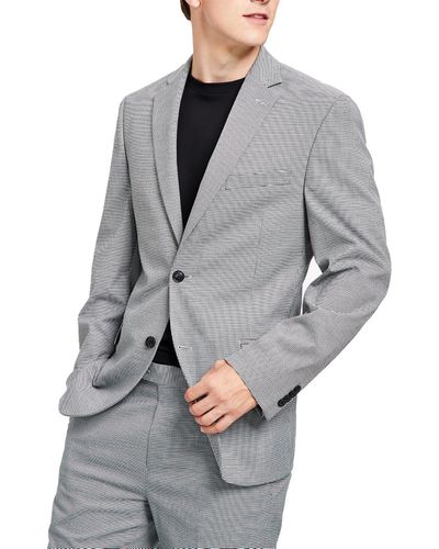 Alfani Slim Fit Suit Separate Two-button Blazer - Gray