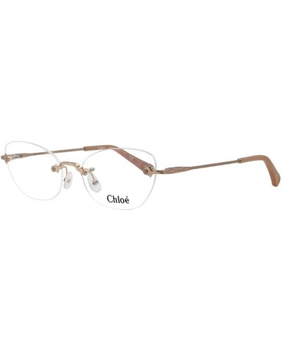 Chloé Cateye Eyeglasses Ce2154 705 Washed Copper 57mm 2154 - Orange
