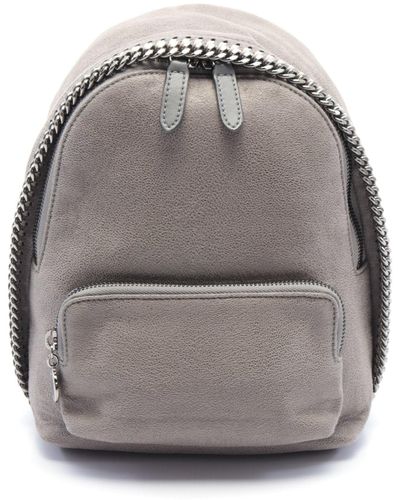 Stella McCartney Falabella Mini Rucksack Backpack Rucksack Fake Leather Gray