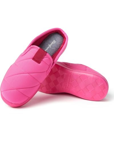 Dearfoams Kali Water Resistant Lightweight Eva Spandex Clog - Pink