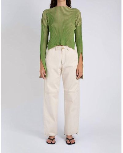 Mundaka Bicolor Reversible Sweater - Green