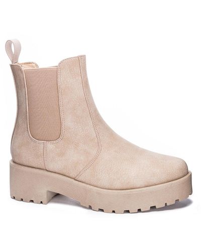 Dirty Laundry Monet Ankle Pull On Ankle Boots - Natural
