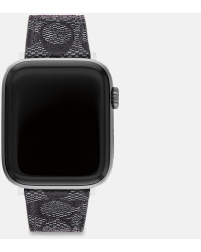 COACH Apple Watch® Strap, 42 Mm And 44 Mm - Black