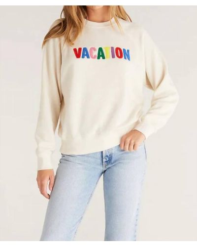 Z Supply Vacation Sweatshirt - Blue