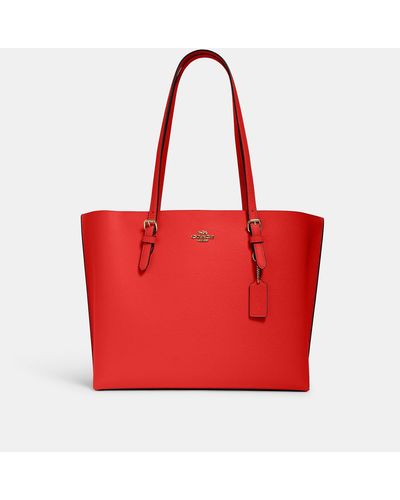 COACH Mollie Tote - Red