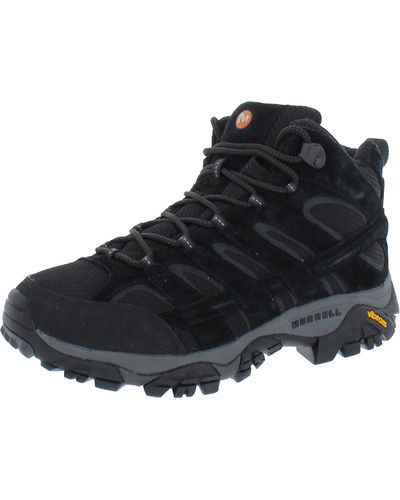 Merrell Moab 2 Vent Suede Lace Up Hiking Boots - Black