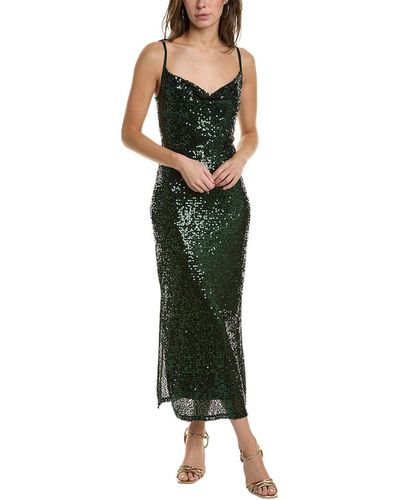 Taylor Sequin Dress - Green