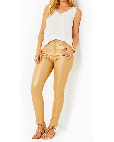 Lilly Pulitzer Eagan High Rise Super Skinny Jeans - Natural