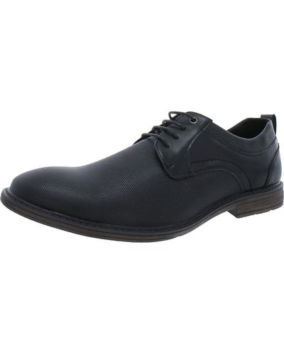 New York & Company Faux Leather Oxfords - Blue