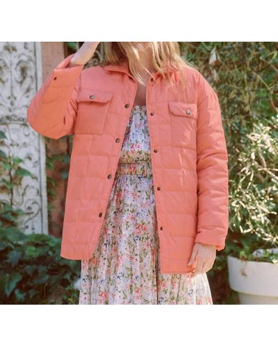 The Great The Reversible Cloud Puffer Jacket - Pink