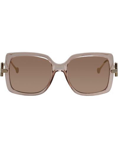Ferragamo Sf 913s 290 55mm Square Sunglasses - Brown
