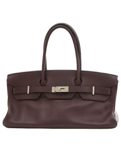 Hermès Birkin Shoulder Leather Shoulder Bag (pre-owned) - Brown