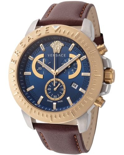 Versace 45mm Quartz Watch - Blue