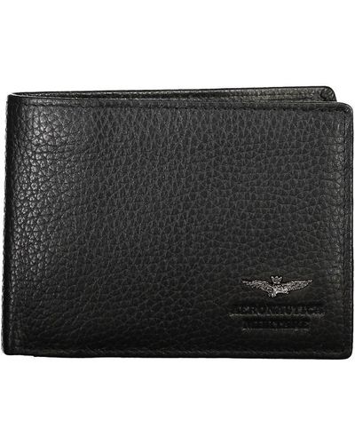Aeronautica Militare Leather Wallet - Black