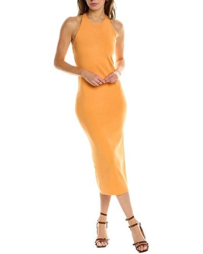 A.L.C. Marc Midi Dress - Orange