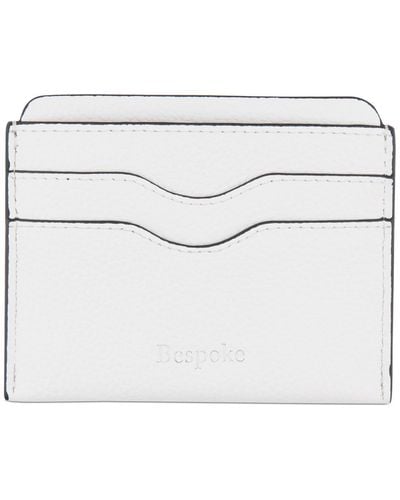 Bespoke Leather Slim Card Case - White